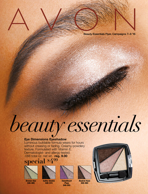 Avon Beauty Essentials 7/8 2016