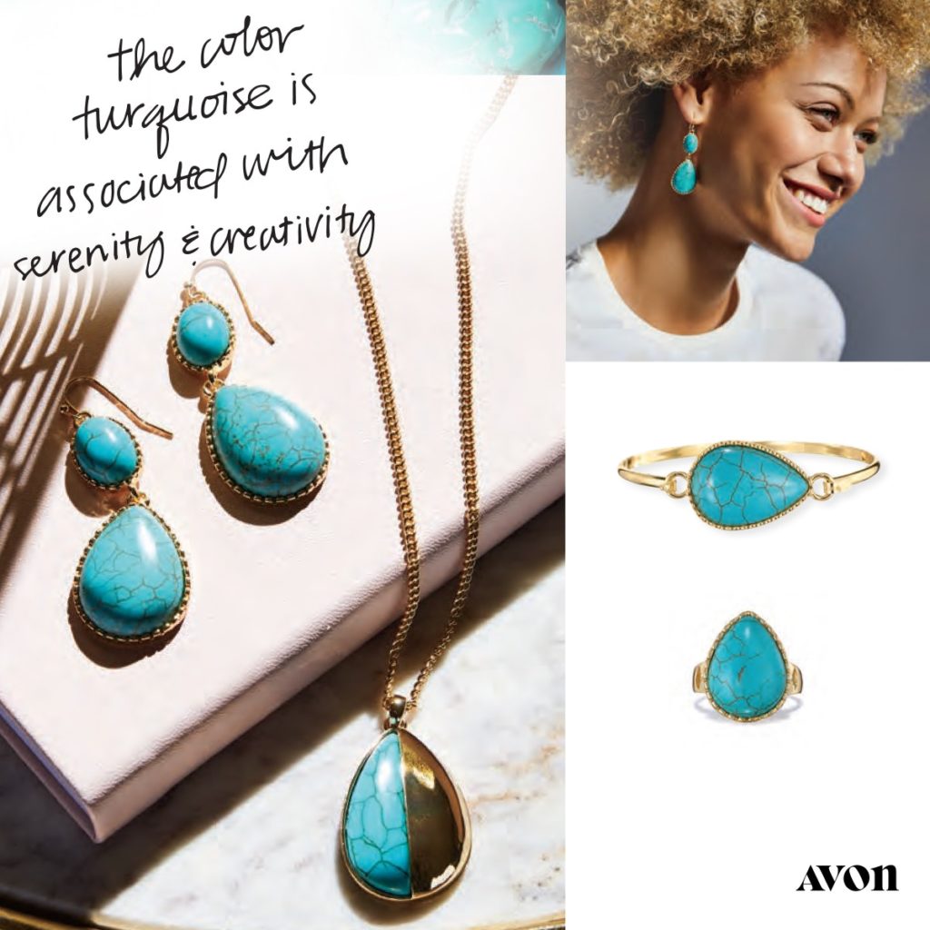 Avon Reconstituted Turquoise Collection